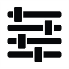 Equaliser, control, panel Vector ,