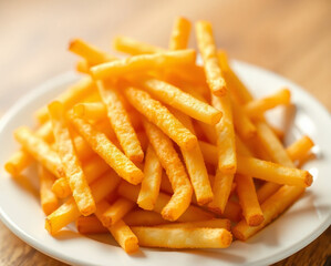 french fries in a bowl HD 8K wallpaper Stock Photographic Image