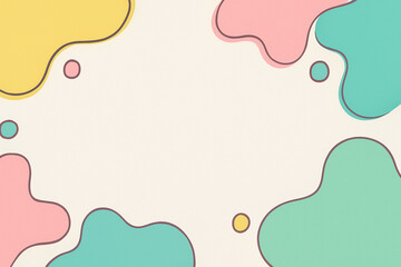 abstract background with frame