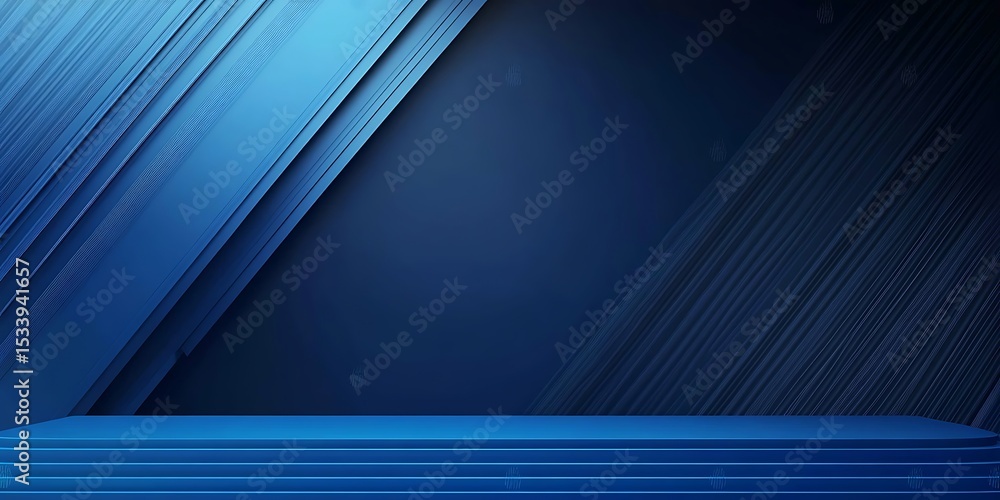 Aufkleber abstract minimal 3d dark blue abstract business presentation background. abstract geometric pattern 