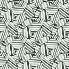 Green line seamless geometric pattern