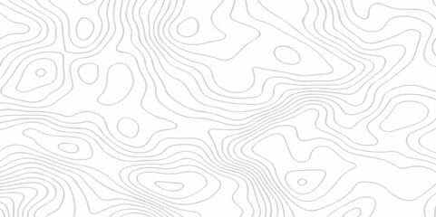Black and white lines seamless Topographic map patterns, topography line map. Vintage outdoors style. The stylized height of the topographic map contour in lines and contours isolated on transparent.