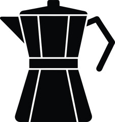 Coffee Pot Icon Outline Vector Illustration