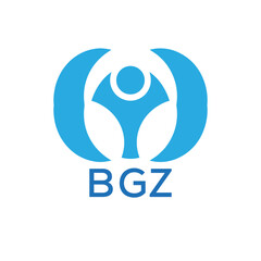 Initial BGZ Letter Linked Logo for business and company identity. Modern BGZ Letter Logo Vector Template with modern trendy golden logo.
