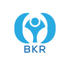 Initial BKR Letter Linked Logo for business and company identity. Modern BKR Letter Logo Vector Template with modern trendy golden logo.
