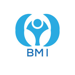 Initial BMI Letter Linked Logo for business and company identity. Modern BMI Letter Logo Vector Template with modern trendy golden logo.
