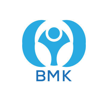 Initial BMK Letter Linked Logo for business and company identity. Modern BMK Letter Logo Vector Template with modern trendy golden logo.
