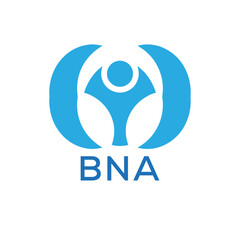 Initial BNA Letter Linked Logo for business and company identity. Modern BNA Letter Logo Vector Template with modern trendy golden logo.
