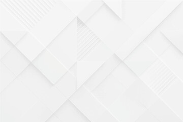 Abstract pattern white geometric banner design background.