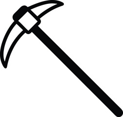 Hoe Icon Outline Vector Illustration
