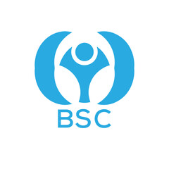 Initial BSC Letter Linked Logo for business and company identity. Modern BSC Letter Logo Vector Template with modern trendy golden logo.
