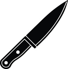 Knife Icon Outline Vector Illustration