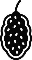 Raisins Icon Outline Vector Illustration