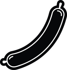 Sausage Links Icon Outline Vector Illustration