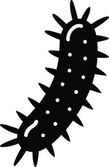 Sea Cucumber Icon Outline Vector Illustration