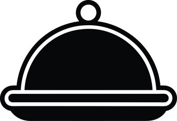 Serving Tray Icon Outline Vector Illustration