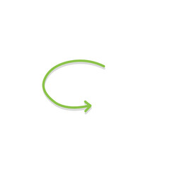 curved arrow icon