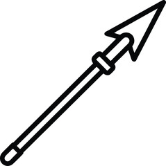 Spear Gun Icon Outline Vector Illustration