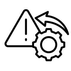 Crisis Response  Icon Element For Design	