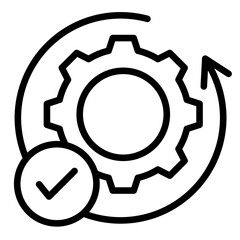 Recovery Arrow  Icon Element For Design	