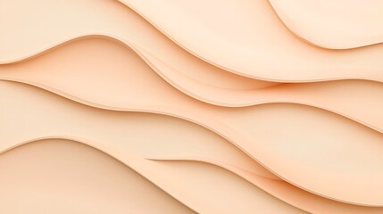 Abstract design of flowing, wavy lines in a light beige color.