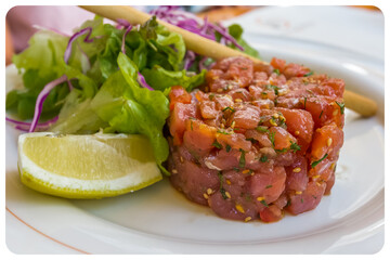 Tartare de thon rouge