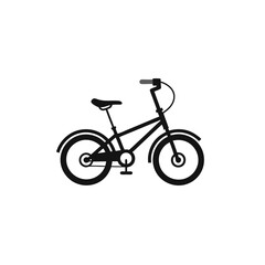 Simple Bicycle Illustration Classic Kids Bike Design