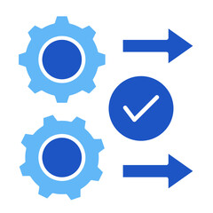 Plan Execution  Icon Element For Design	