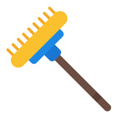 Brush icon. Car cleaning tool. Auto detailing and wash equipment