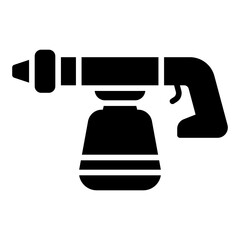 Foam cannon icon. Car foam sprayer. High-pressure cleaning tool