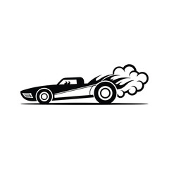 sport car vector illustration with transparent background