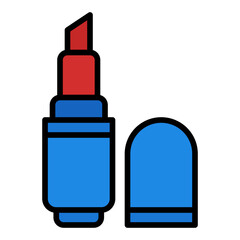 Lip balm icon. Moisturizer stick. Lip care and protection