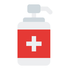 Hand sanitizer icon. Clean hands gel. Hygiene and disinfectant