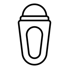Deodorant icon. Body spray and roll-on. Personal hygiene care