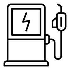 Gas station icon. Fuel pump service. Petrol and energy station