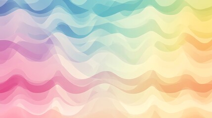 Abstract pastel wavy design.