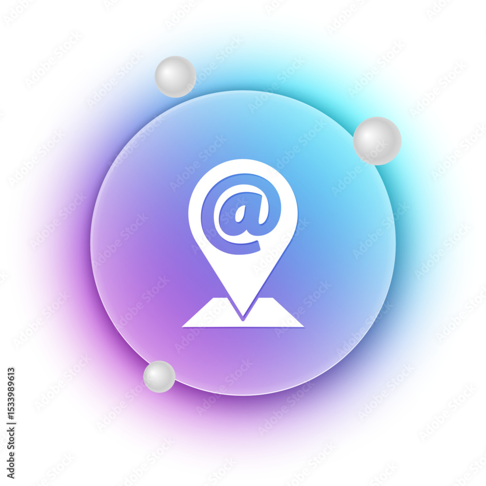 Poster white location and mail and e-mail icon isolated on white background. envelope symbol e-mail. email 