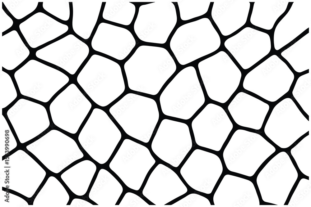 Aufkleber abstract vector mosaic background with irregular shapes.