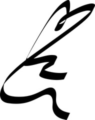 Ribbons heart shapes, valentine, celebration, love