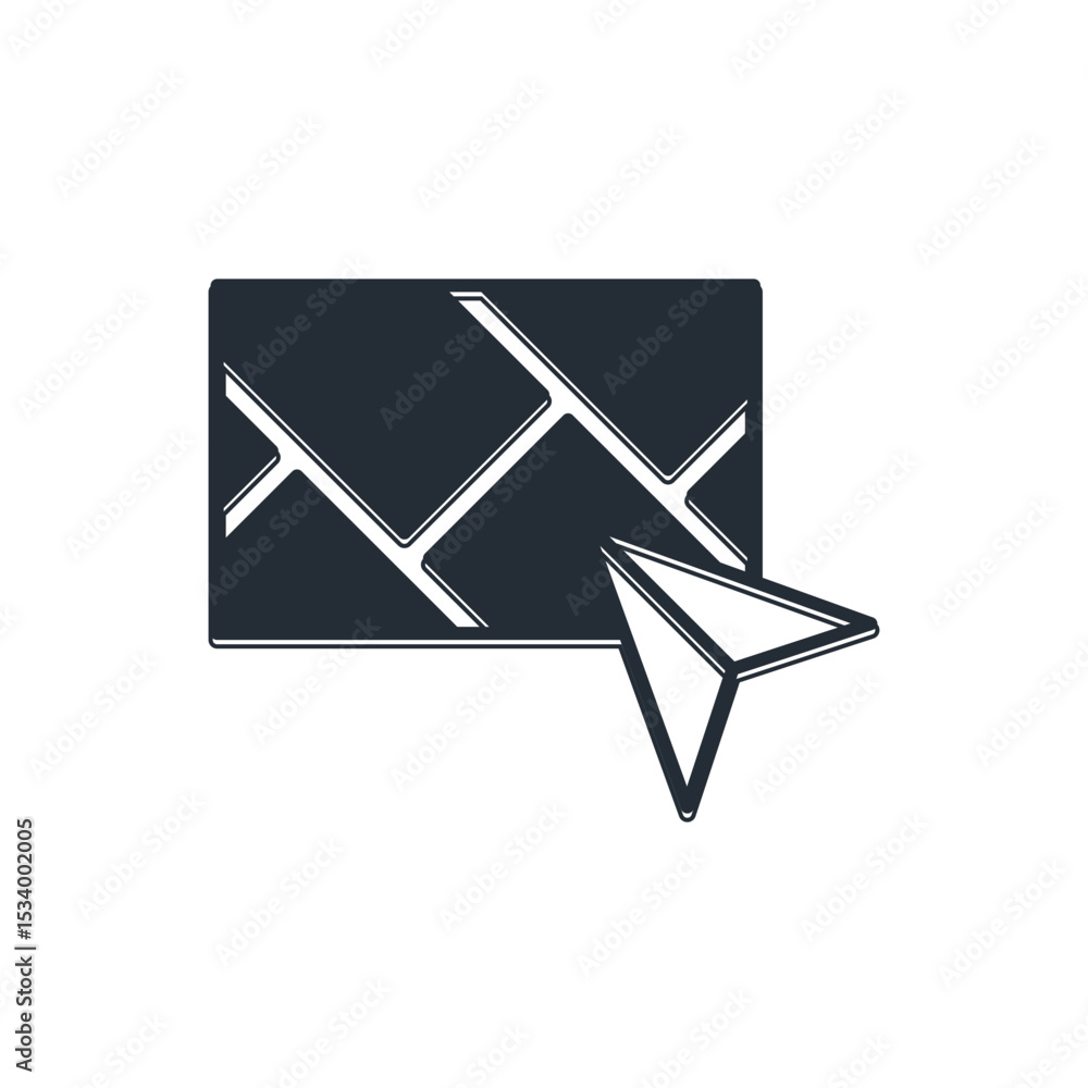 Poster black infographic of city map navigation icon isolated on white background. mobile app interface con