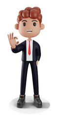 3d Businessman Neutral Pose