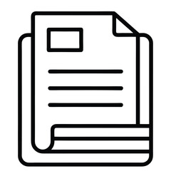 Minimal Line Document File Icon
