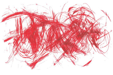 Rough grunge abstract artwork with chaotic blood red scribbles conveying intense emotions and vibrant energy in an artistic expression