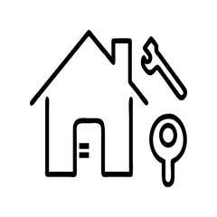 Business teamwork icon collection. property icon, home icon