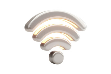 Modern wifi connectivity graphic