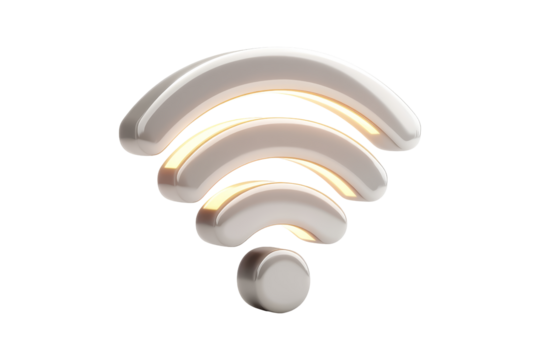 Modern wifi connectivity graphic