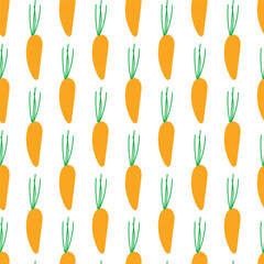 vector carrot seamless pattern background design