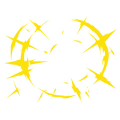 explosion effect anime yellow flash of light effect anime