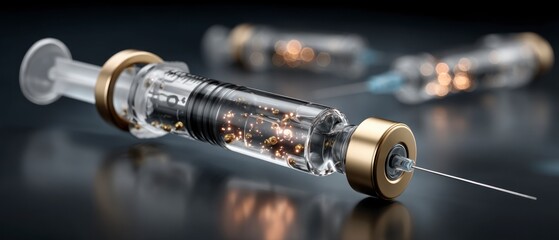 Anti aging Injection  Syringe  Vial  NAD   Longevity Therapy