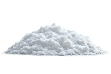 Snowdrift isolated on transparent background showcasing a fluffy, white accumulation of snow during winter perfect for seasonal themes and creative projects